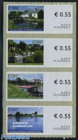 Irish waters 4v, automat stamps