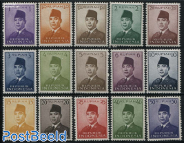 Definitives, Sukarno 15v