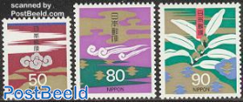 Greeting stamps 3v