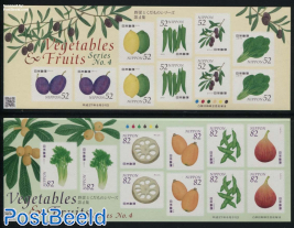 Vegetables & Fruits No.4, 2x10v s-a in foil booklets
