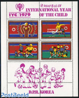 Int. year of the child, football 3v m/s