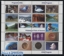 Minisheet with 2006 program