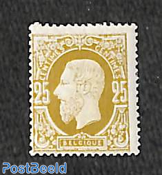 25c, Oliveyellow, perf. 15, Stamp out of set