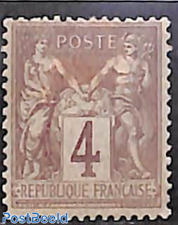 4c, Stamp out of set