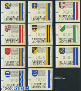 Automat stamps, coat of arms 11v