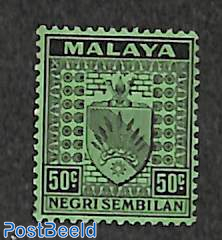 Negri Sembilan, 50c, stamp out of set