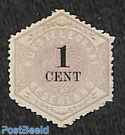 Telegram 1c, Stamp out of set, without gum