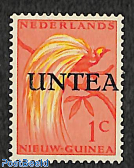 1c, UNTEA large letters, Stamp out of set