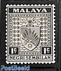 Negri Sembilan, 1c, Stamp out of set