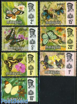 Johore, butterflies 7v