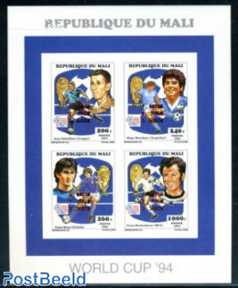 World Cup Football winners 4v m/s imperforated