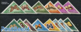 Postage due, Butterflies 14v