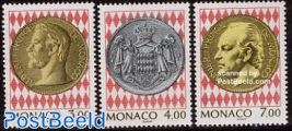 Stamp & coin museum 3v