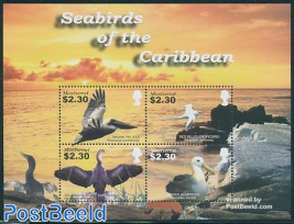 Caribbean sea birds 4v m/s