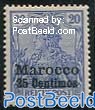 German Post, 25c, Stamp out of set