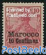 10c, German Post, Stamp out of set
