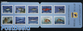 Fish 10v s-a in booklet