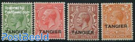 TANGIER, King George V 4v