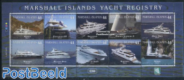 Yacht registry 10v m/s