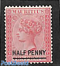 HALF PENNY on 10p, Stamp out of set