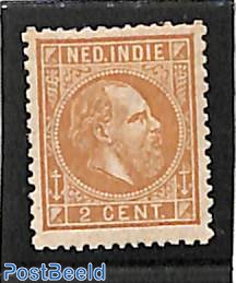 2c Pale brown, Perf. 12.5:12, Stamp out of set
