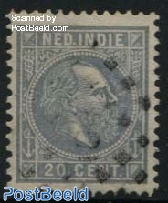 20c, Dull blue, Perf. 12.5:12, Stamp out of set