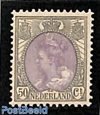 50c grey/violet, Stamp out of set