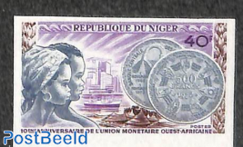 West African currency union 1v imperforated
