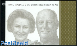 King Harold V and Queen Sonja prestige booklet
