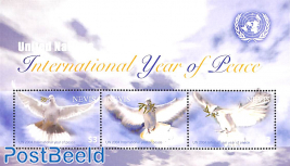 Int. year of Peace 3v m/s