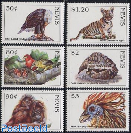 Rare animals 6v