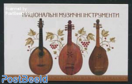 Europa, music instruments booklet