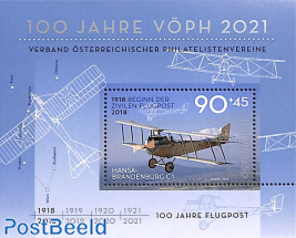 100 years Airmail s/s