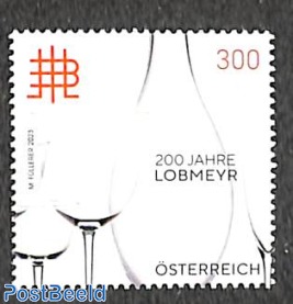 200 years Lobmeyr glass 1v
