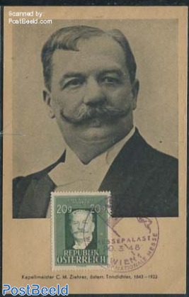 C.M. Ziehrer, Maximum card