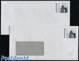 Heidentor Carnuntum 2 Envelopes (with & without window)