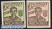 25 years scouting 2v imperforated