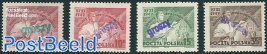 Agriculture Congress 4V with Groszy overprints