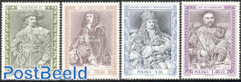 Historic rulers 4v