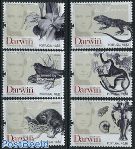 Charles Darwin 6v