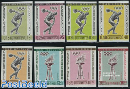 Olympic history 8v imperforated