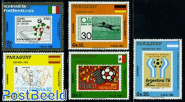 Football 5v, stamps on stamps