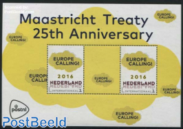 Maastricht treaty 25th anniv. s/s