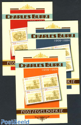 Charles Burki 3 booklets