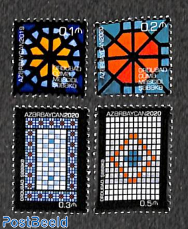 Stained glass windows 4v