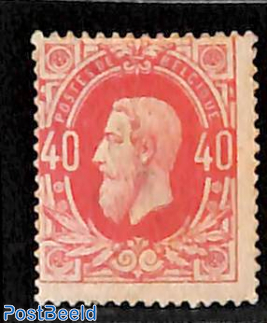 40c, King Leopold II