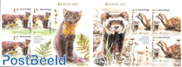 Europa, endangered animals in booklet