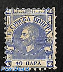 40Pa, normal paper, Stamp out of set