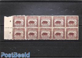 Indonesia Merdeka, sheetlet of 10 stamps