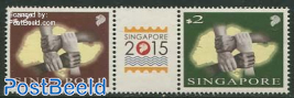 Singapore 2014 2v+tab [:T:]